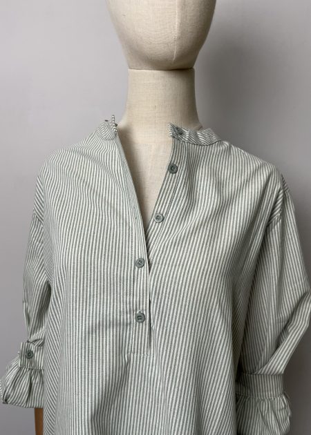 Aurora Stripe Tops in Green