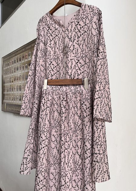 Kesuma Kurung (Full lining) in Shell Pink