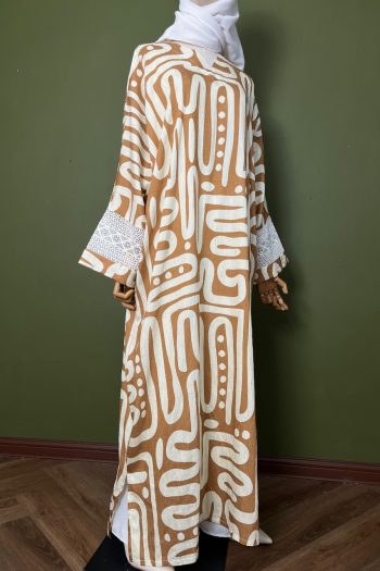 Dayang Exclusive Kaftan Dress in Earth