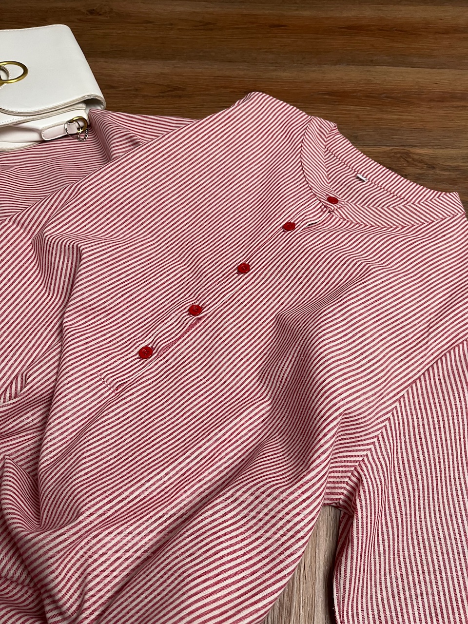 Aurora Stripe Tops in Sweet Red - Image 4