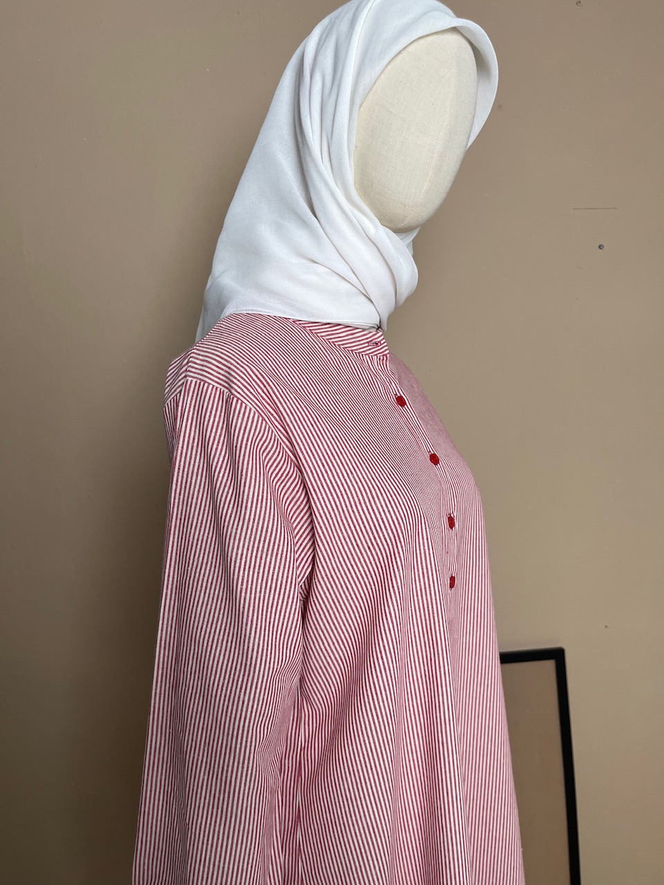 Aurora Stripe Tops in Sweet Red - Image 3