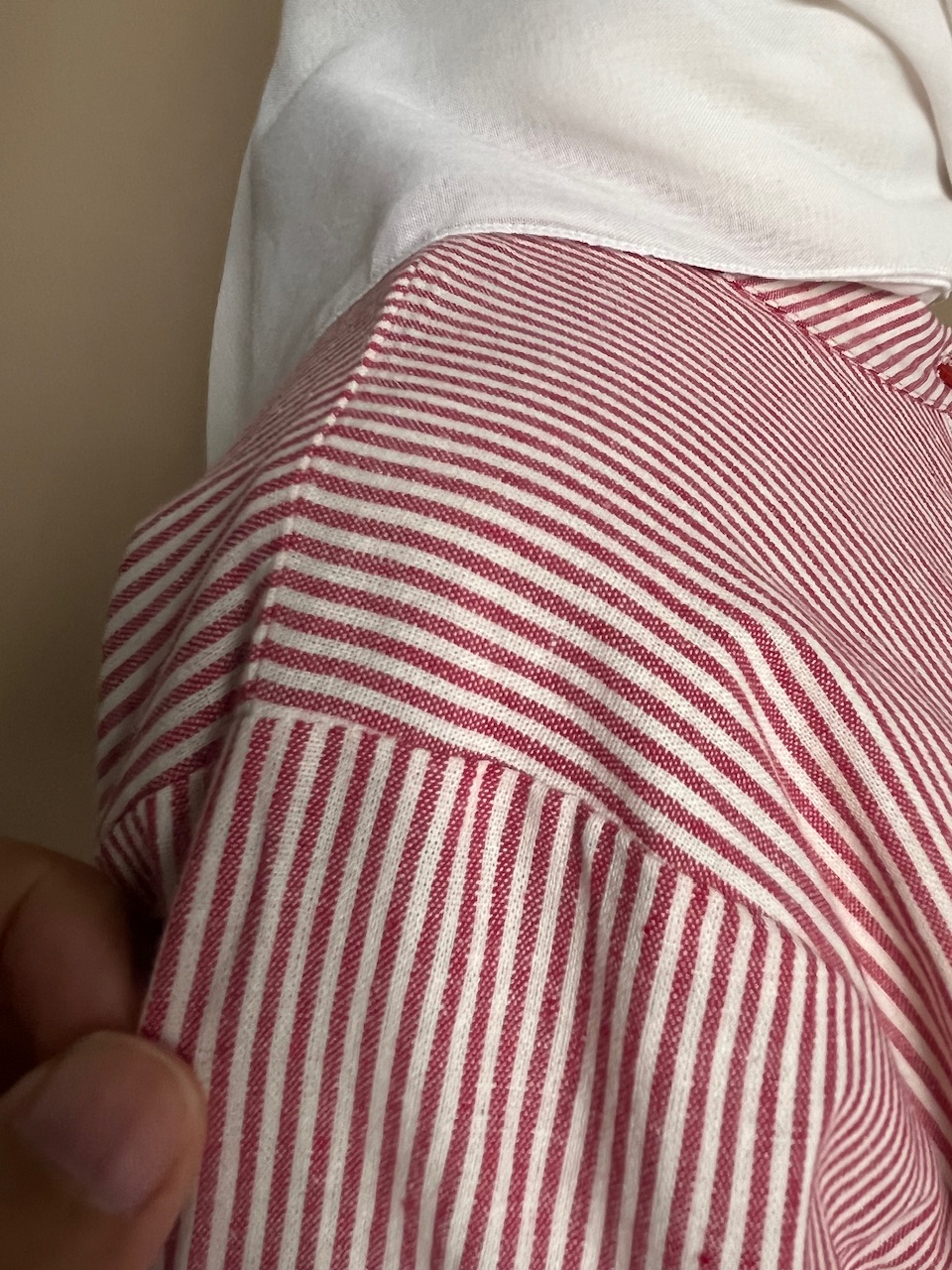 Aurora Stripe Tops in Sweet Red - Image 2