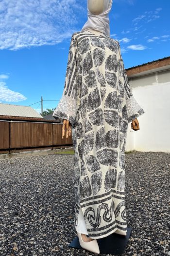 Dayang Exclusive Kaftan Dress in Ombra Mystique