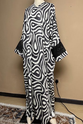 Dayang Exclusive Kaftan Dress in Black Desire