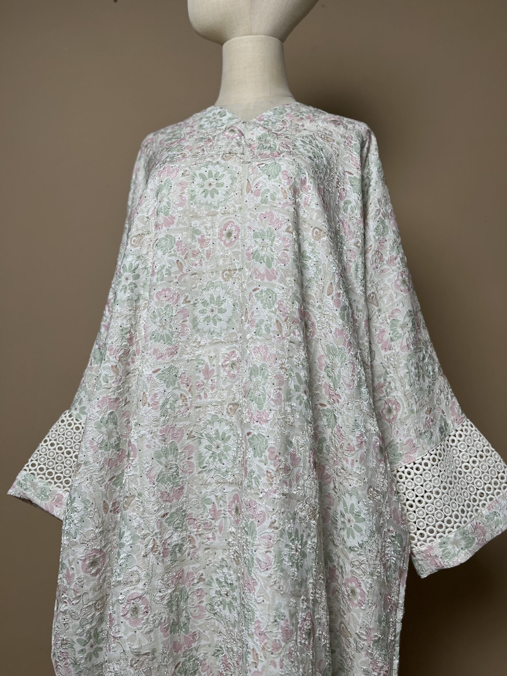 Zairra Luxe Kaftan Dress in Pumpkin - Image 8