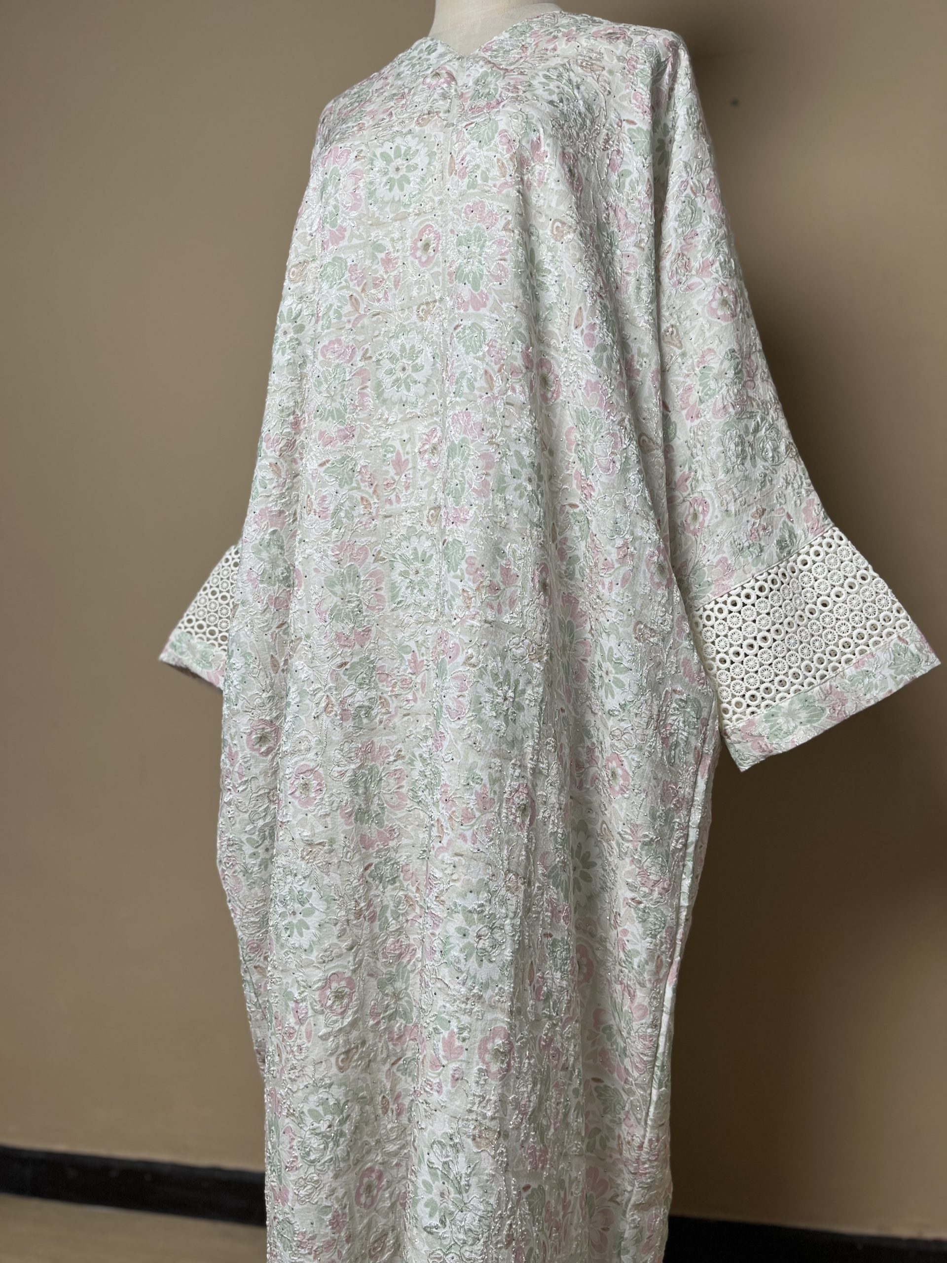 Zairra Luxe Kaftan Dress in Pumpkin - Image 7