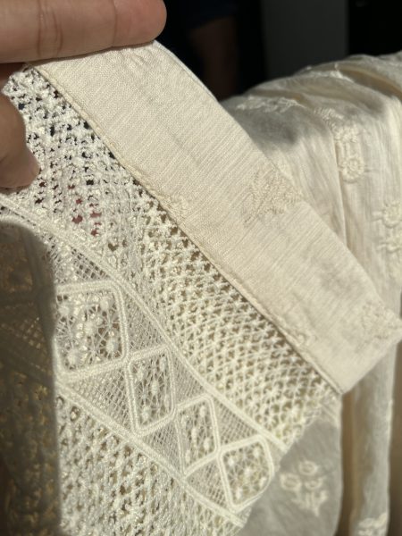 Mahsuri Embroidery in Cream