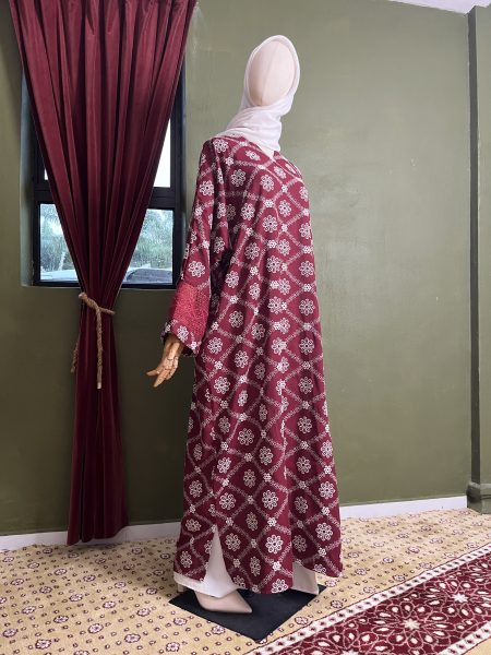 Warisan Embroidery 2.0 in Maroon