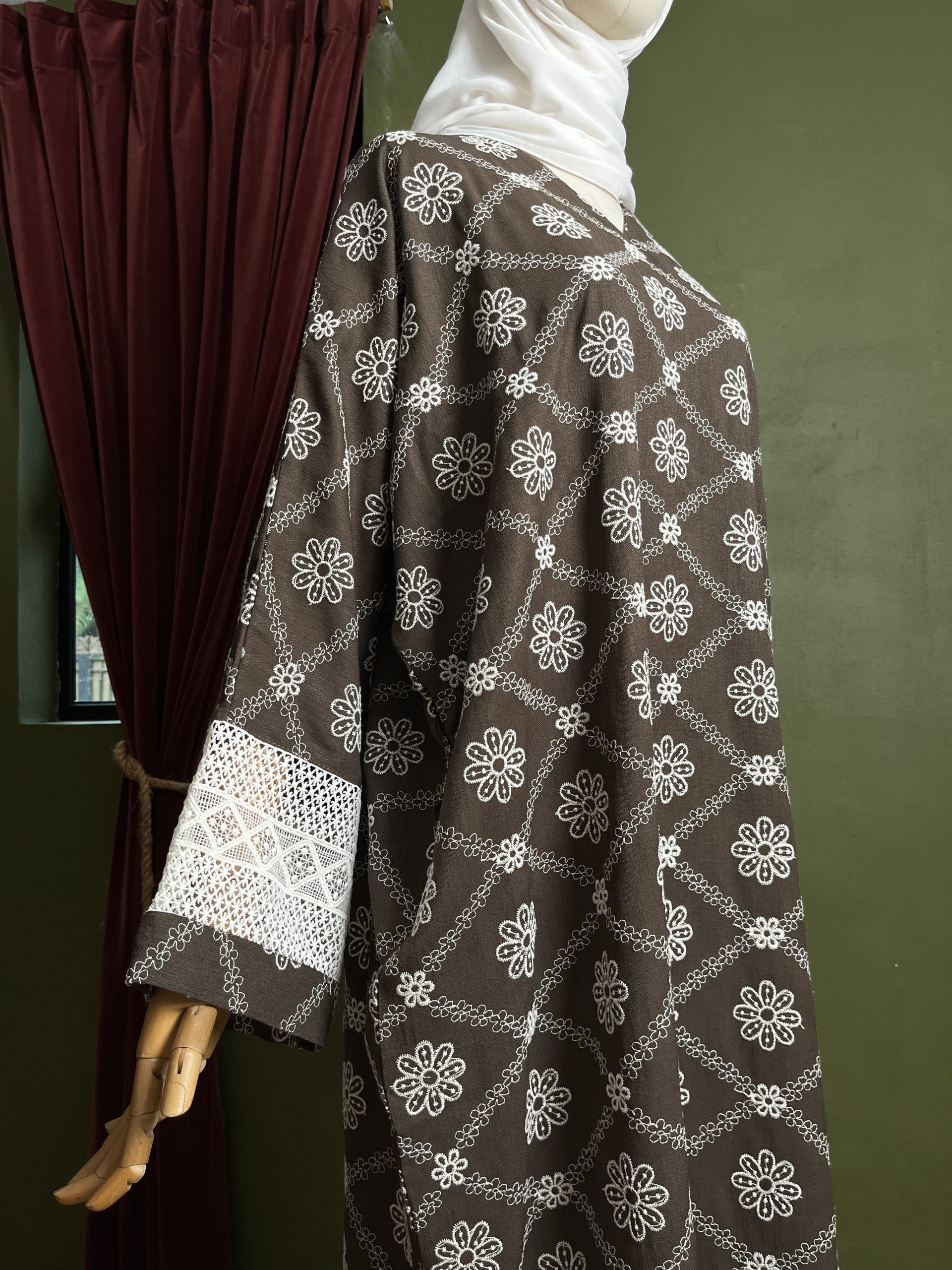 Warisan Embroidery 2.0 in Brown - Image 2