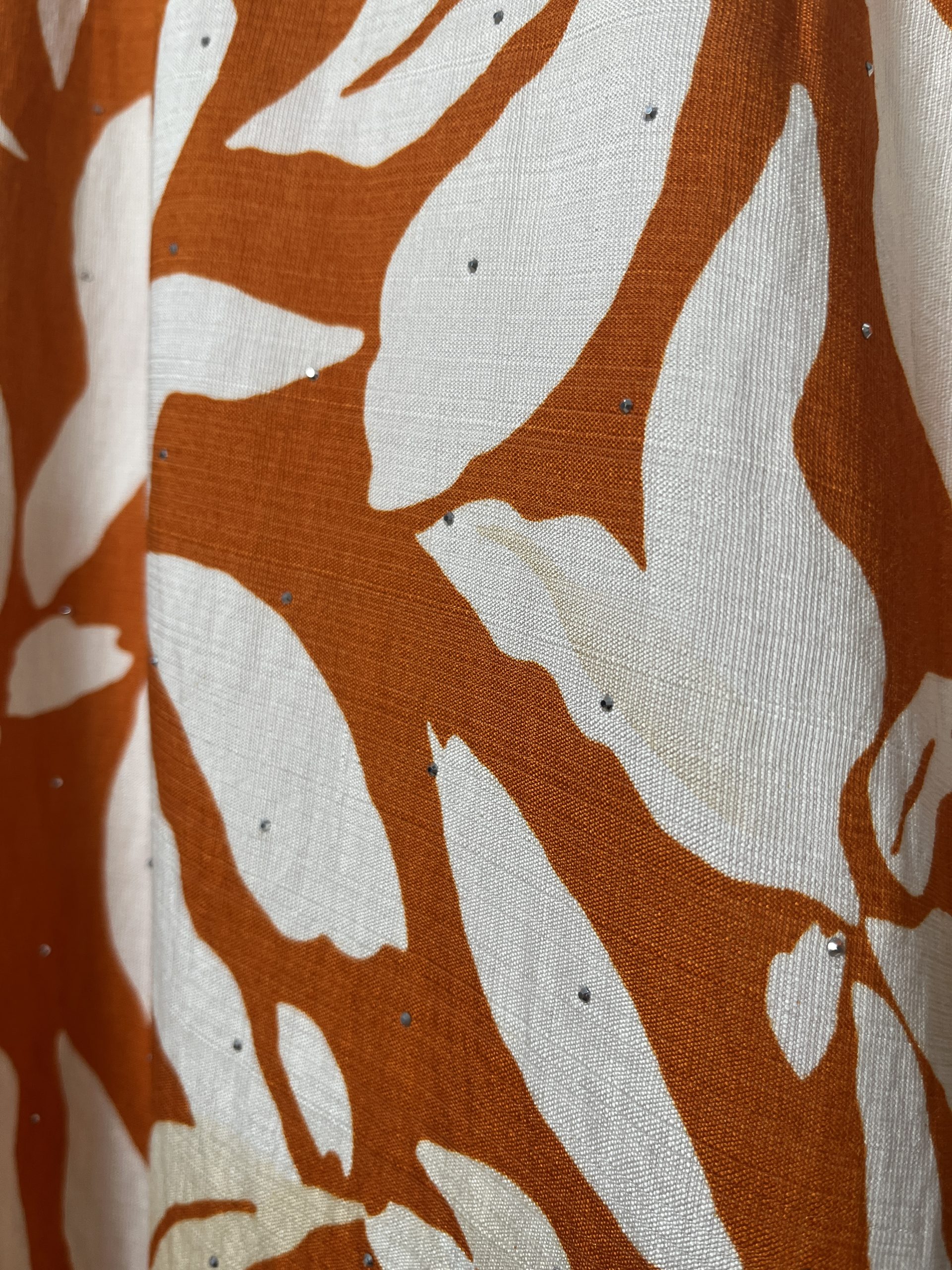 Lateefa Luxe Kaftan Dress in Tangerine - Image 4
