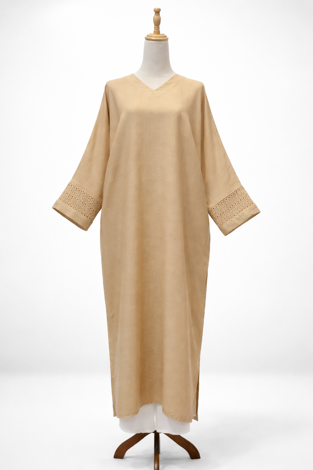 Ameera Exclusive Kaftan Luxe in Nude