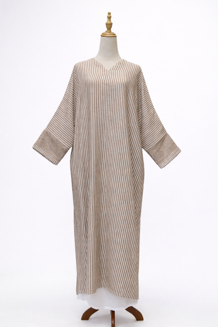 Serene Luxed Kaftan Lace in Brown