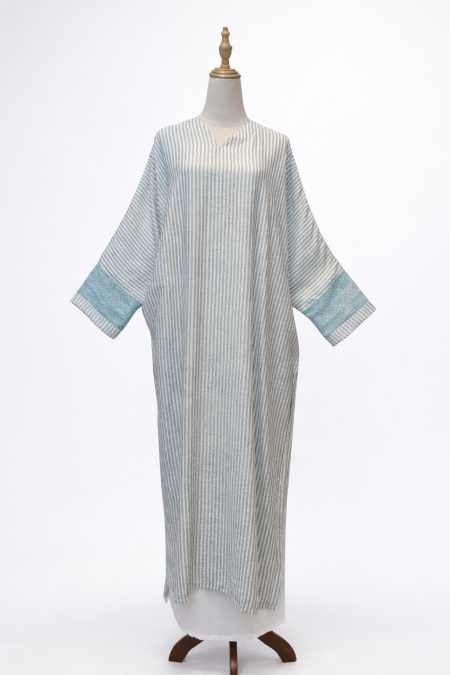 Serene Luxed Kaftan Lace in Blue Mint