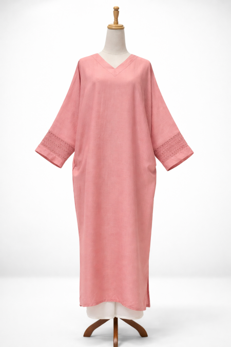 Ameera Exclusive Kaftan Luxe in Taffy Pink