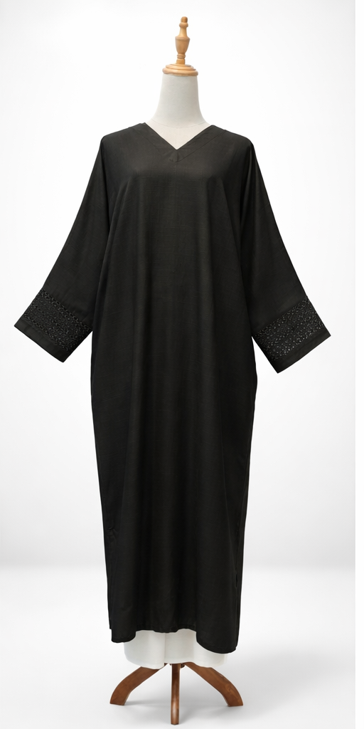 Ameera Exclusive Kaftan Luxe in Black