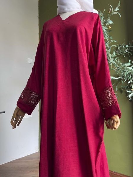 Ameera Exclusive Kaftan Luxe in Maroon