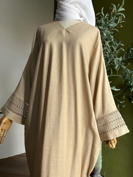 Ameera Exclusive Kaftan Luxe in Nude