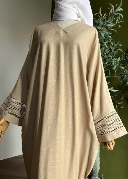 Ameera Exclusive Kaftan Luxe in Nude