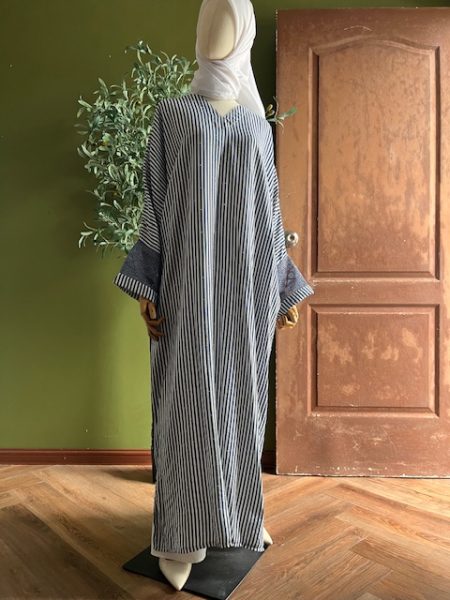 Serene Luxed Kaftan Lace in Smoky Blue