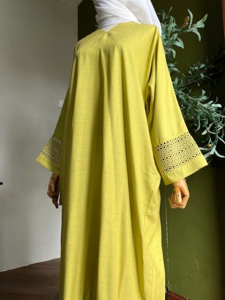 Ameera Exclusive Kaftan Luxe in Lime Green