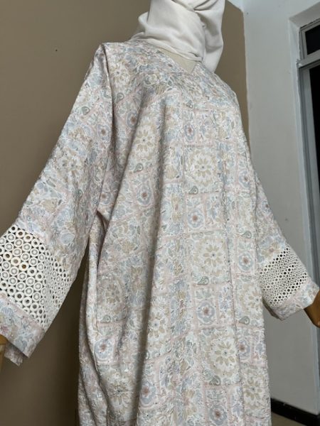Zairra Luxe Kaftan Dress in Golden Whisper