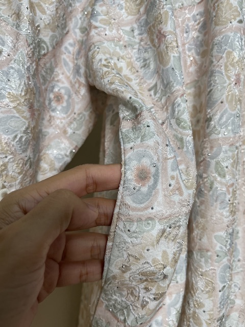 Zairra Luxe Kaftan Dress in Golden Whisper - Image 6