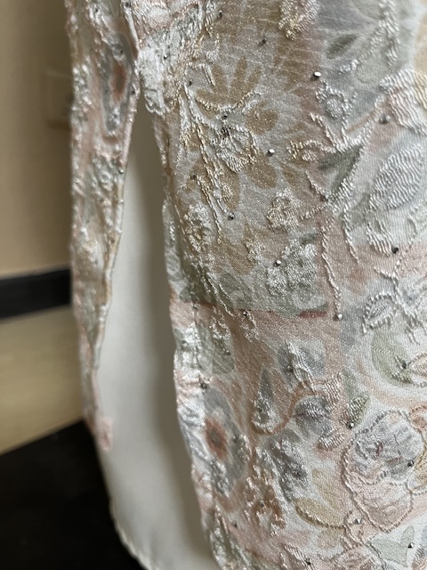 Zairra Luxe Kaftan Dress in Golden Whisper - Image 5