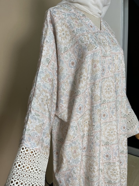 Zairra Luxe Kaftan Dress in Golden Whisper - Image 8