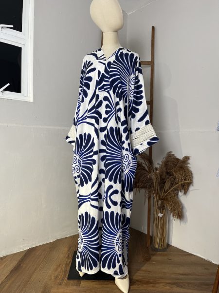 Lumiera Luxe Kaftan Dress in Royal Blue