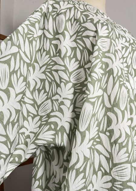 Lumiera Luxe Kaftan Dress in Tea Green