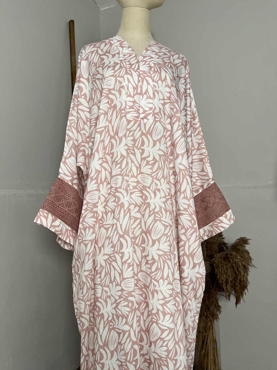 Lumiera Luxe Kaftan Dress in Candy Blossom - Image 5