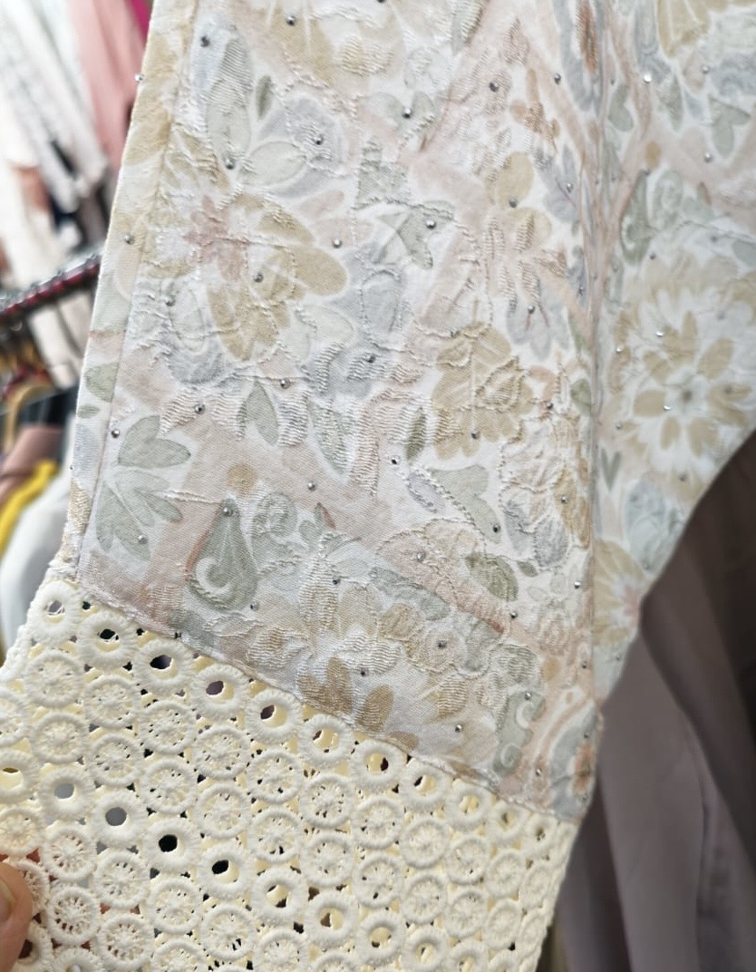 Zairra Luxe Kaftan Dress in Golden Whisper - Image 2