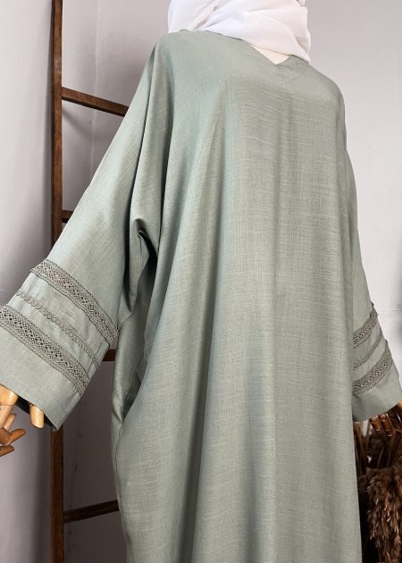 Ameera Exclusive Kaftan Luxe in Sage Green